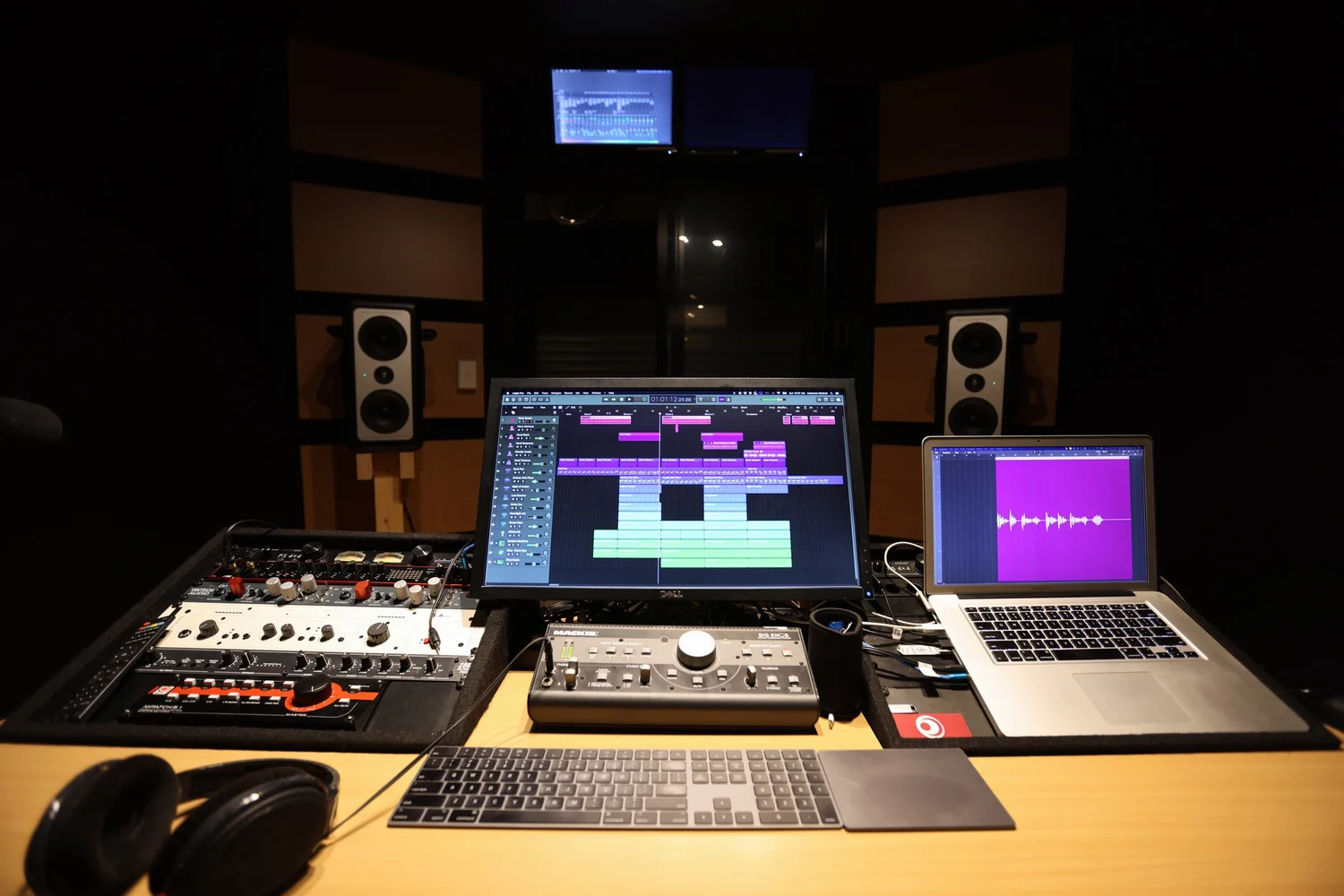 Audio production studio